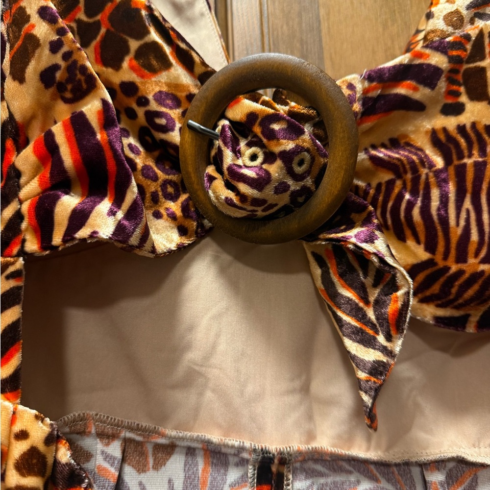 Farm Rio x Anthropologie Long-Sleeve Printed Romper - Picture 7 of 8